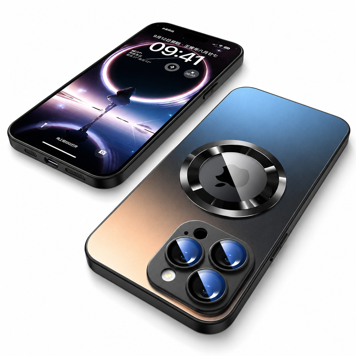 Premium iPhone Case MagSafe Compatible Matte Shockproof Protective Cover Camera Lens Protection Magnetic Slim Design Scratch Resistant Soft Touch Grip