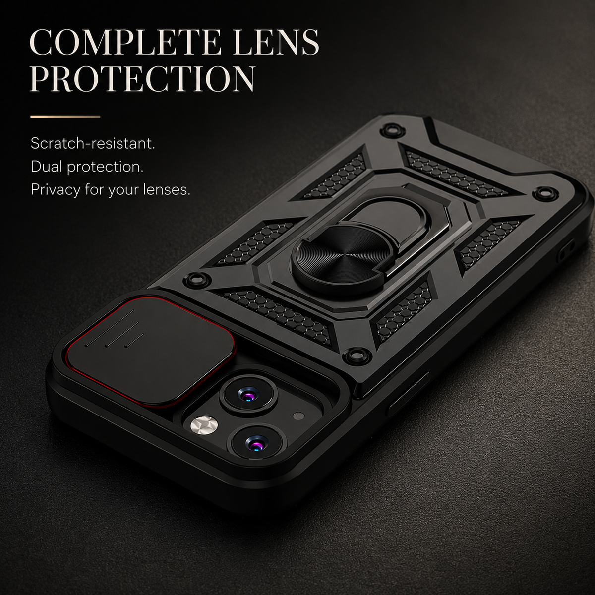 Premium iPhone Case MagSafe Compatible Rugged Armor Shockproof Protective Cover Kickstand Card Holder Camera Lens Protection Heavy Duty Full Coverage