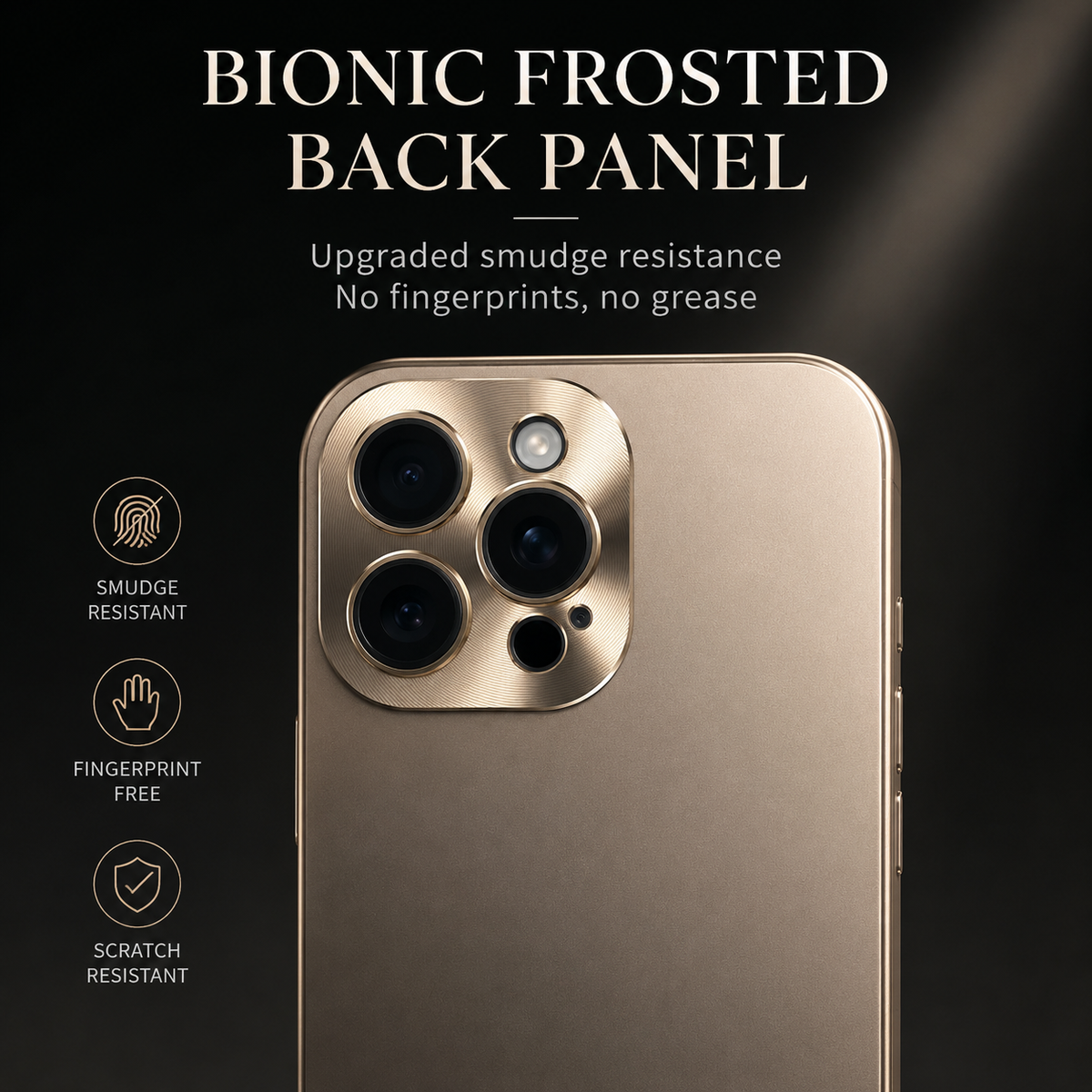 Premium iPhone Case MagSafe Compatible Titanium Alloy Frame Shockproof Protective Cover Camera Lens Protection Ultra Thin Frosted Anti Fingerprint Matte