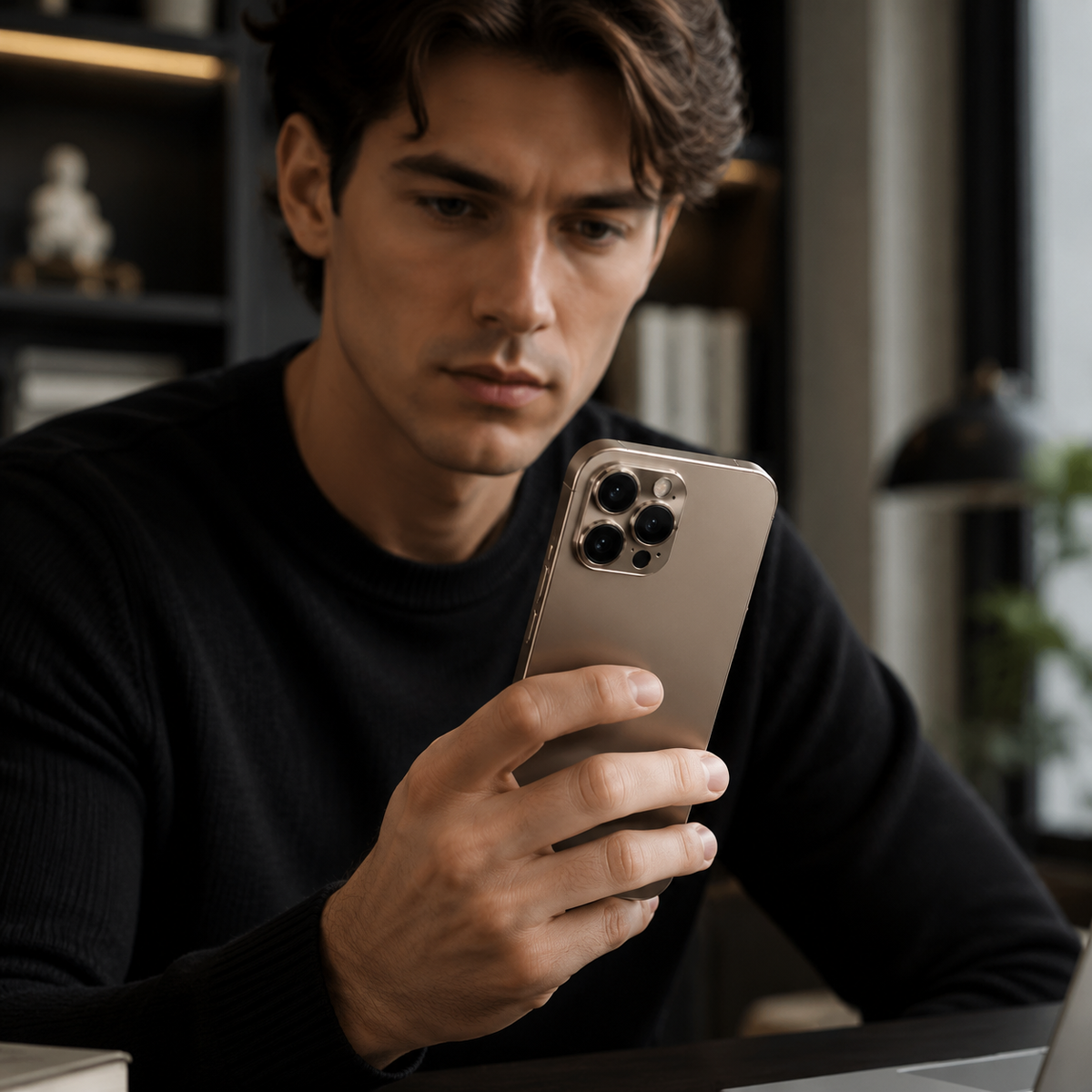 Premium iPhone Case MagSafe Compatible Titanium Alloy Frame Shockproof Protective Cover Camera Lens Protection Ultra Thin Frosted Anti Fingerprint Matte