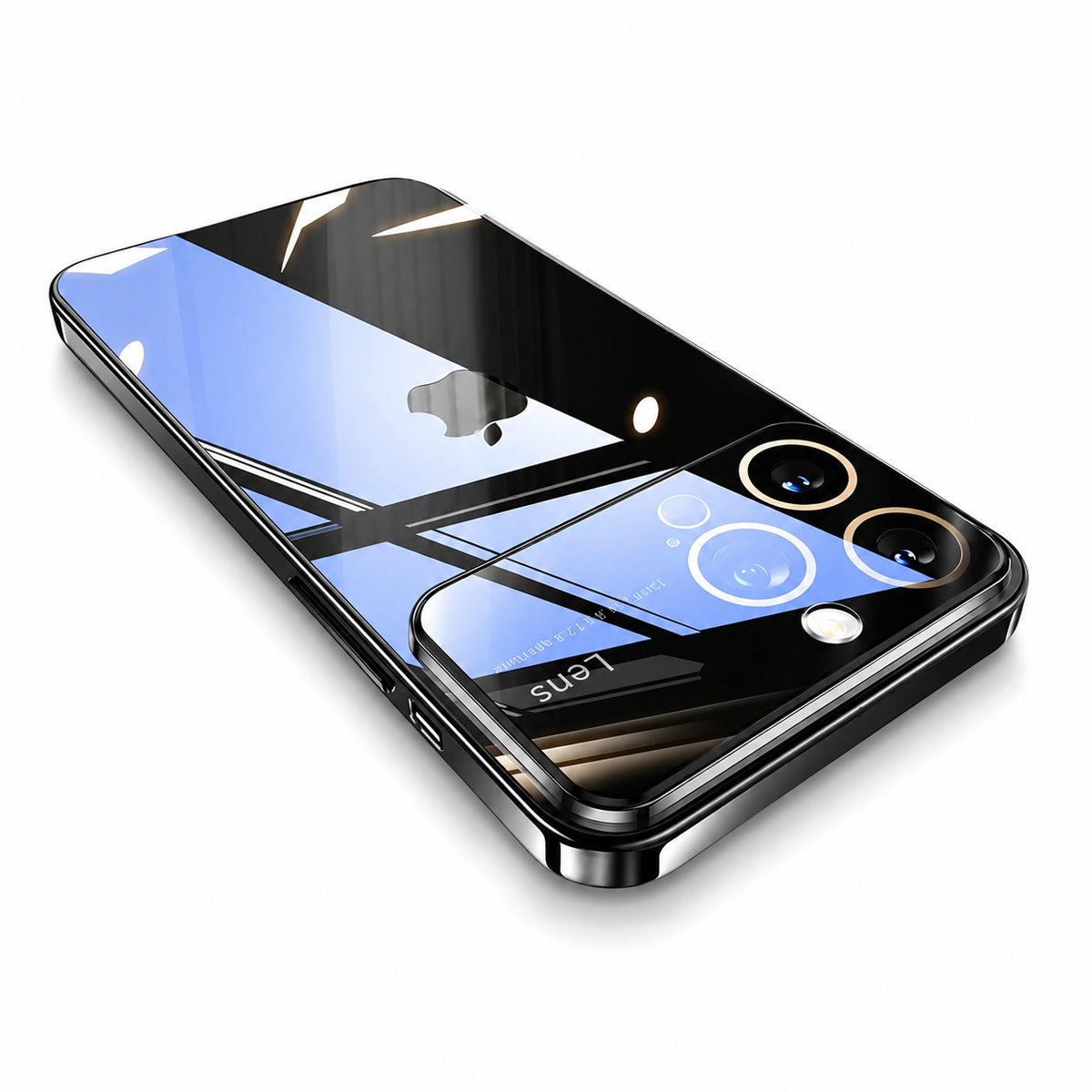 Premium iPhone Case MagSafe Compatible Transparent Acrylic Cover Tempered Camera Protection Shockproof Anti Scratch Slim Magnetic Clear Hard Back Design