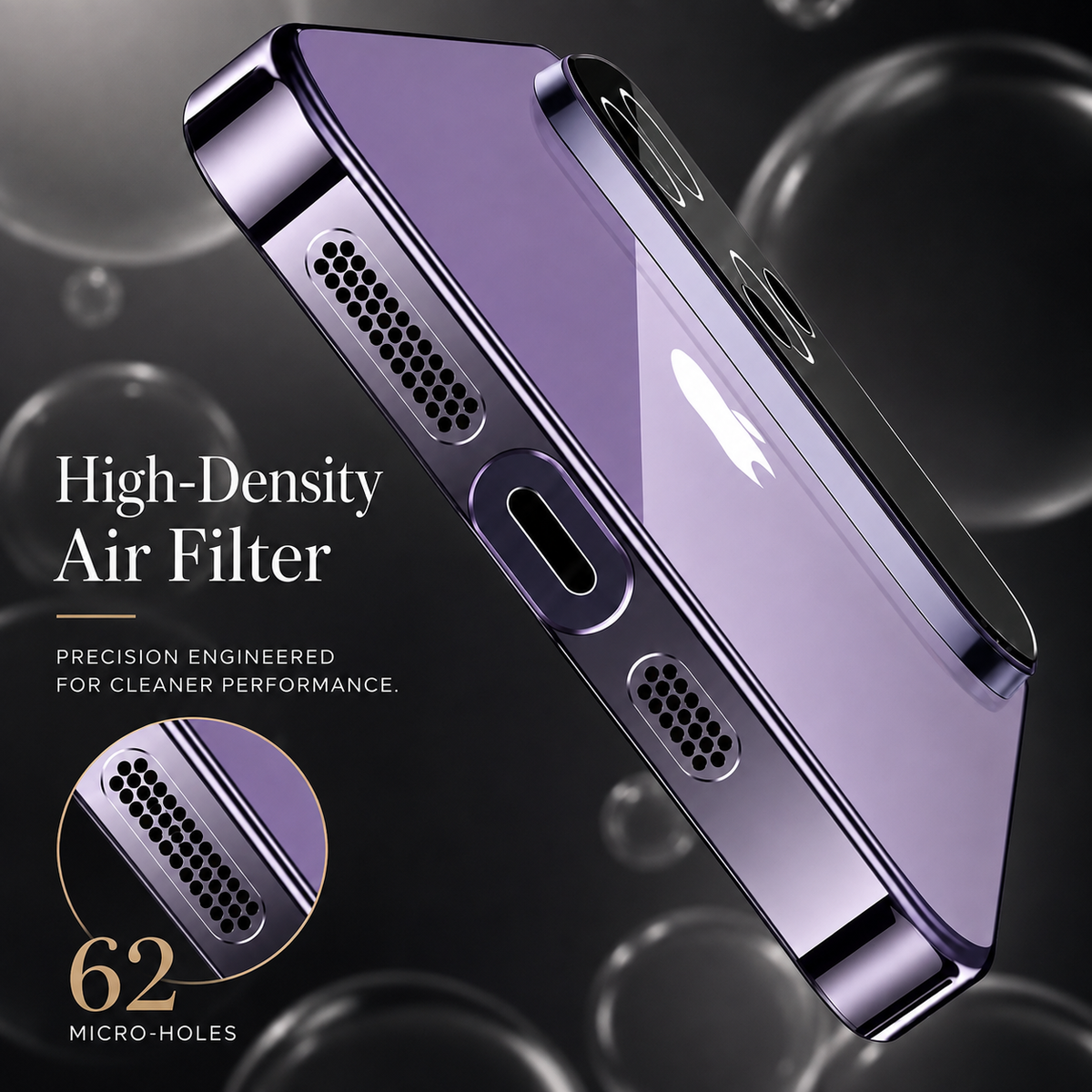 Premium iPhone Case MagSafe Compatible Transparent Protective Cover Camera Lens Protection Shockproof Clear Hard PC Back Ultra Thin Design