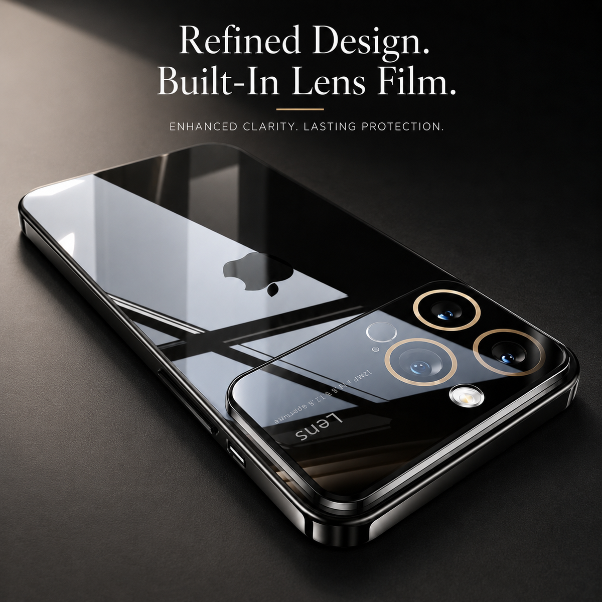 Premium iPhone Case MagSafe Compatible Transparent Protective Cover Camera Lens Protection Shockproof Clear Hard PC Back Ultra Thin Design