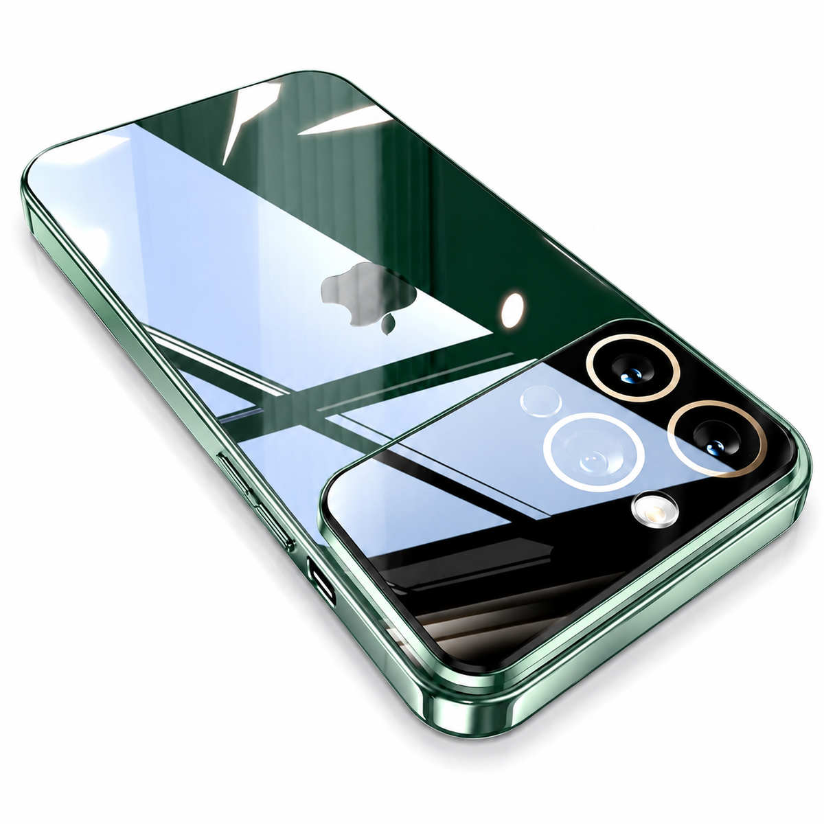 Premium iPhone Case MagSafe Compatible Transparent Protective Cover Camera Lens Protection Shockproof Clear Hard PC Back Ultra Thin Design