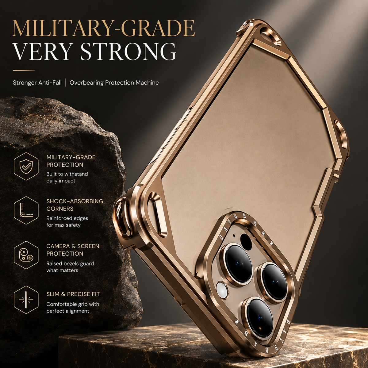 Premium iPhone Case MagSafe Compatible Ultra Thin Metal Bumper Cover Shockproof Protection Camera Lens Guard Slim Magnetic Lightweight Anti Scratch Design