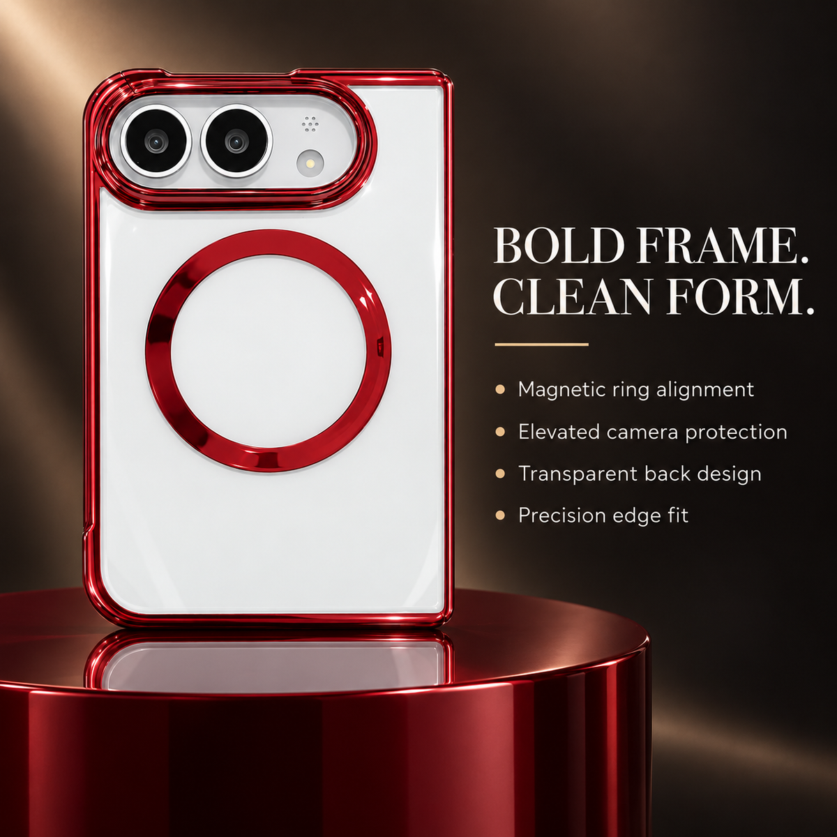 Premium iPhone Case MagSafe Electroplated Clear Magnetic Shockproof PC TPU Anti Scratch Non Slip Lightweight Foldable Transparent Protective Cover Case