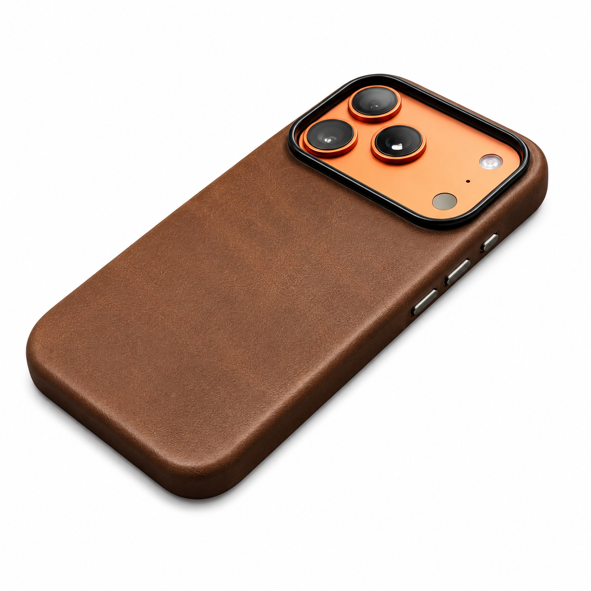 Premium iPhone Case MagSafe Genuine Cowhide Leather Magnetic Protective Cover Anti Fingerprint Non Slip Retro Full Coverage Shock Resistant Slim Luxury