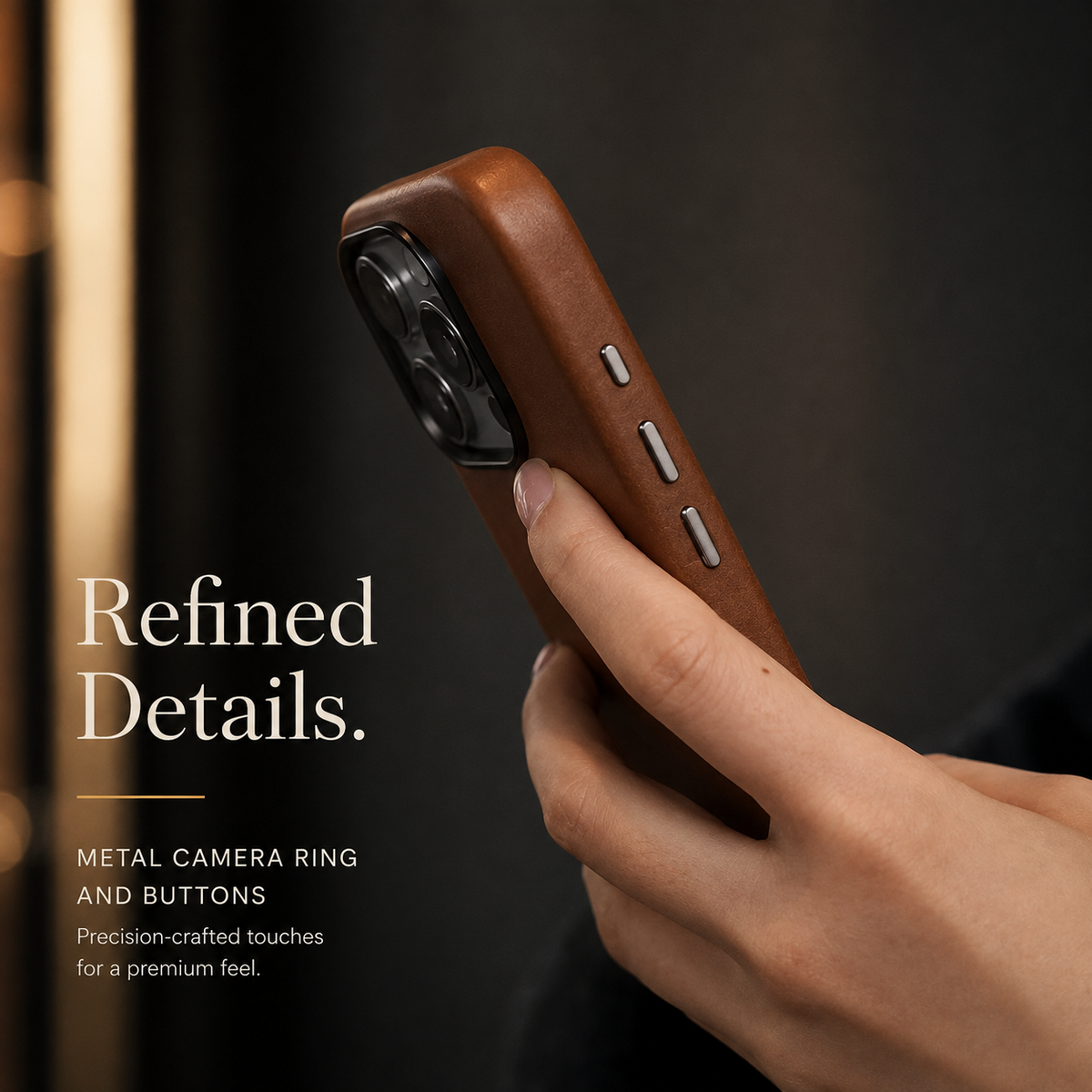 Premium iPhone Case MagSafe Genuine Cowhide Leather Magnetic Protective Cover Anti Fingerprint Non Slip Retro Full Coverage Shock Resistant Slim Luxury