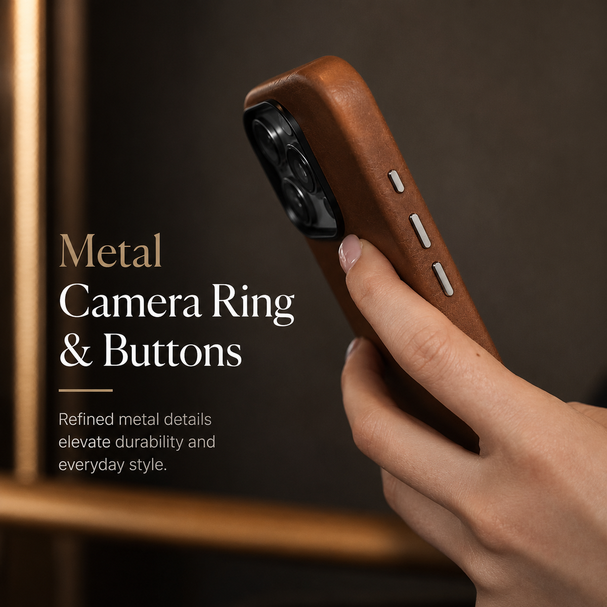 Premium iPhone Case MagSafe Genuine Cowhide Leather Magnetic Protective Cover Anti Fingerprint Non Slip Retro Full Coverage Shock Resistant Slim Luxury