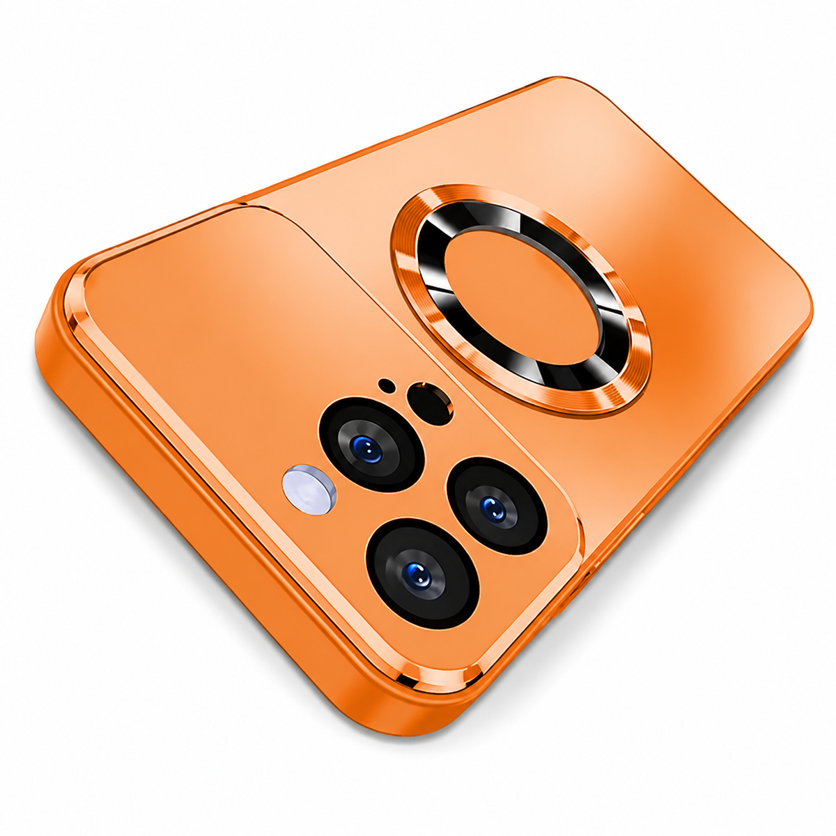 Premium iPhone Case MagSafe Glass Camera Protection Magnetic Wireless Charging Shockproof Acrylic Protective Cover Anti Scratch Slim Reinforced Bumper Case