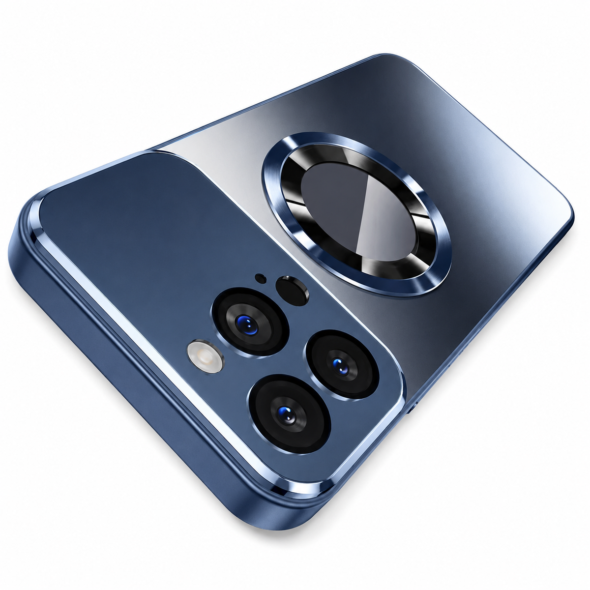 Premium iPhone Case MagSafe Glass Camera Protection Magnetic Wireless Charging Shockproof Acrylic Protective Cover Anti Scratch Slim Reinforced Bumper Case