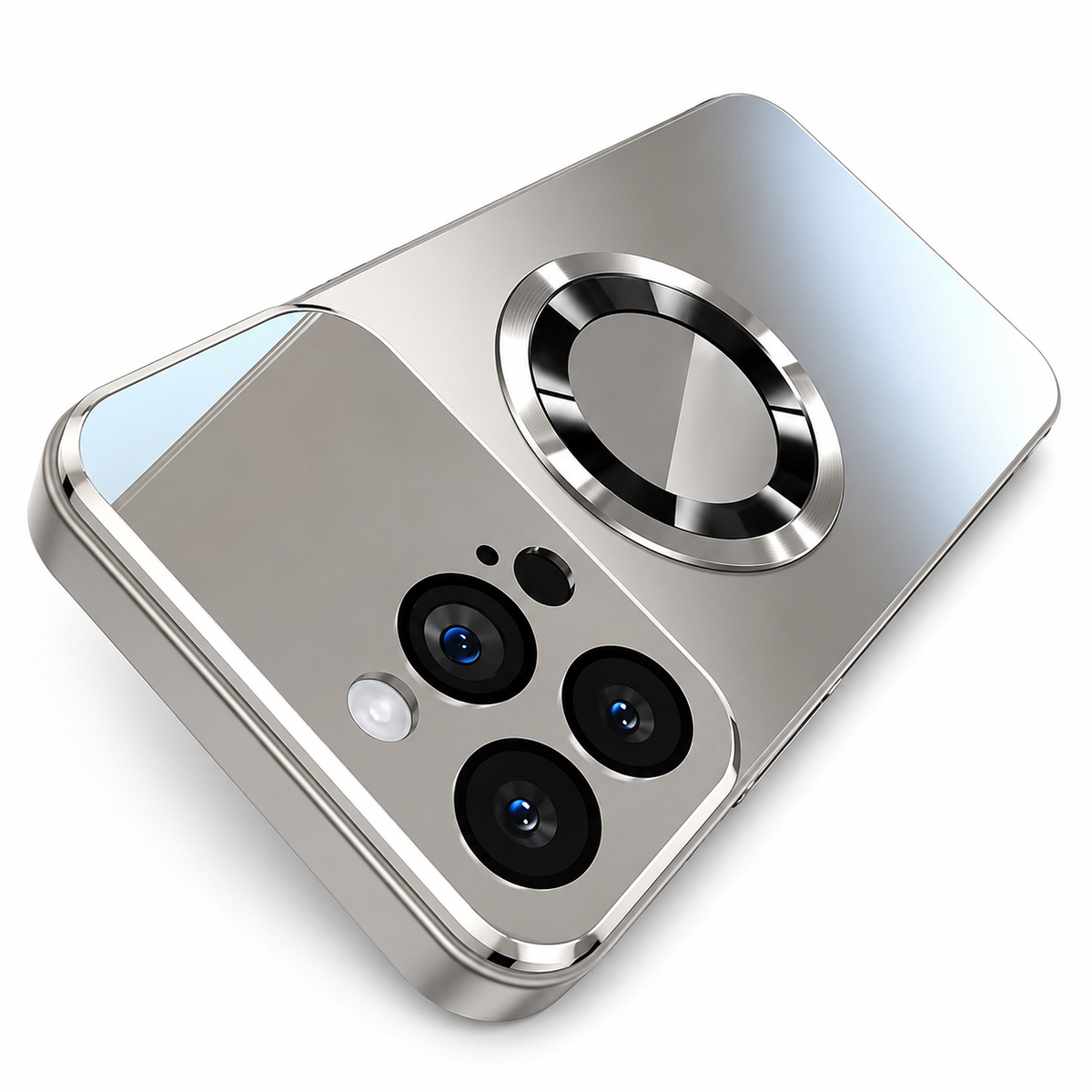 Premium iPhone Case MagSafe Glass Camera Protection Magnetic Wireless Charging Shockproof Acrylic Protective Cover Anti Scratch Slim Reinforced Bumper Case