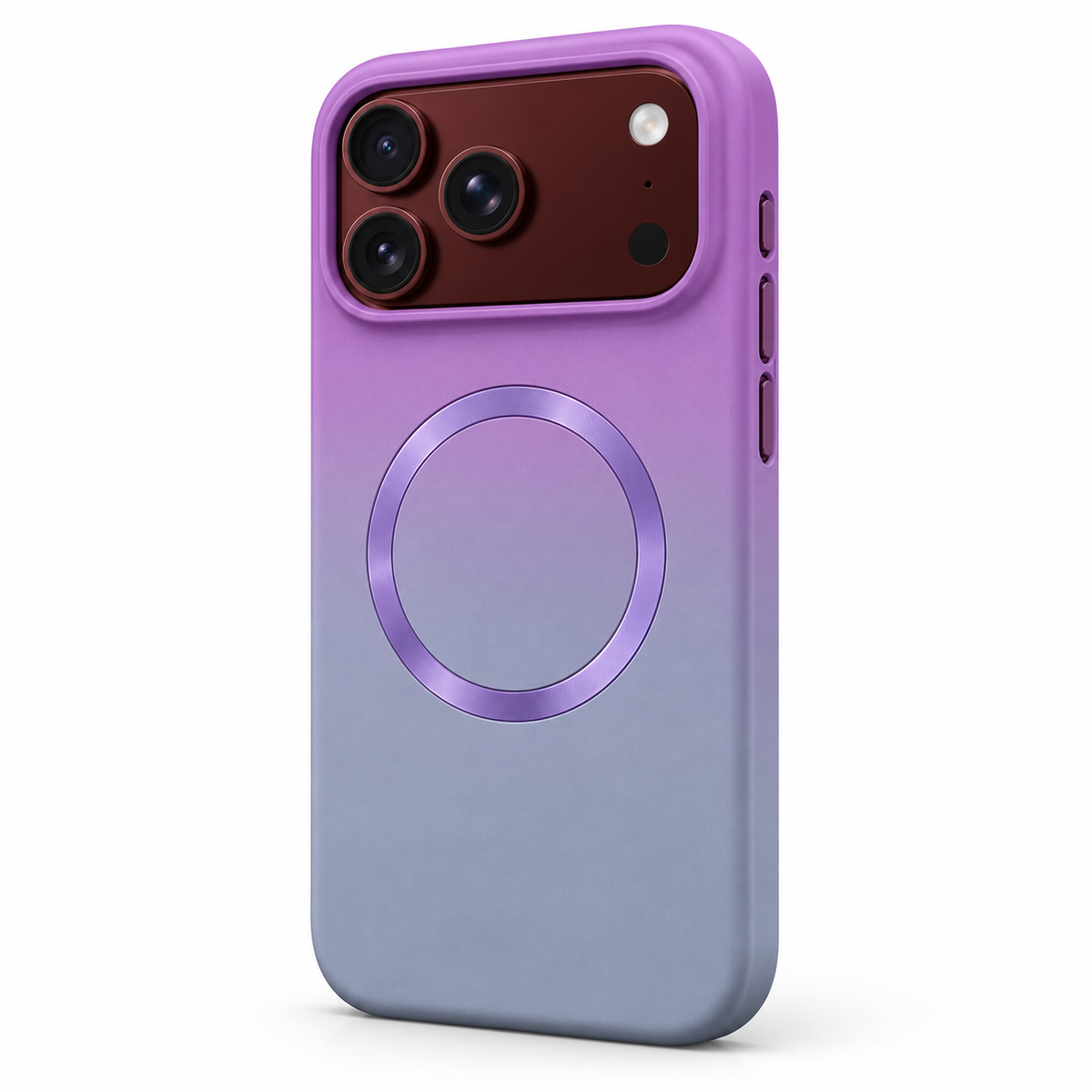 Premium iPhone Case MagSafe Gradient Hinge Protection Magnetic Hard PC Shockproof Foldable Anti Scratch Slim Protective Phone Cover Case Design