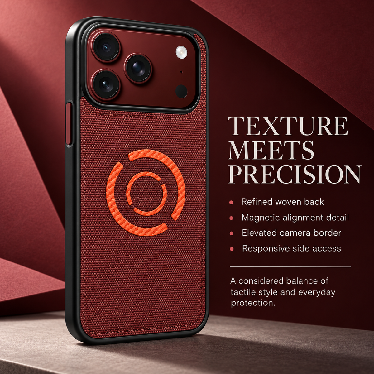 Premium iPhone Case MagSafe Hard PC Artificial Leather Magnetic Wireless Charging Foldable Shockproof Slim Business Protective Bumper Cover Case Design