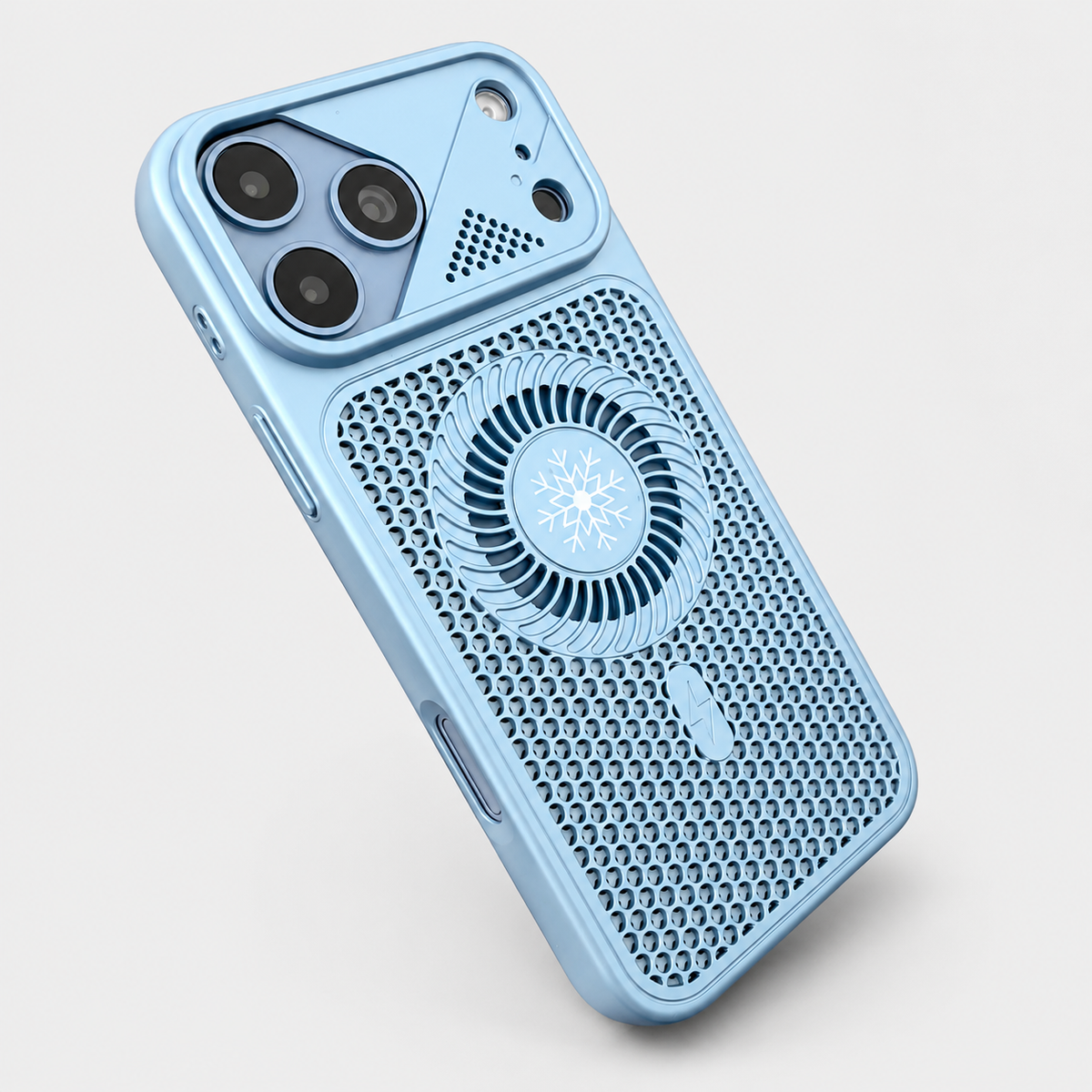Premium iPhone Case MagSafe Heat Dissipation Magnetic Cooling Shockproof Protective Cover Breathable Anti Drop Washable Slim Ventilated Bumper Case