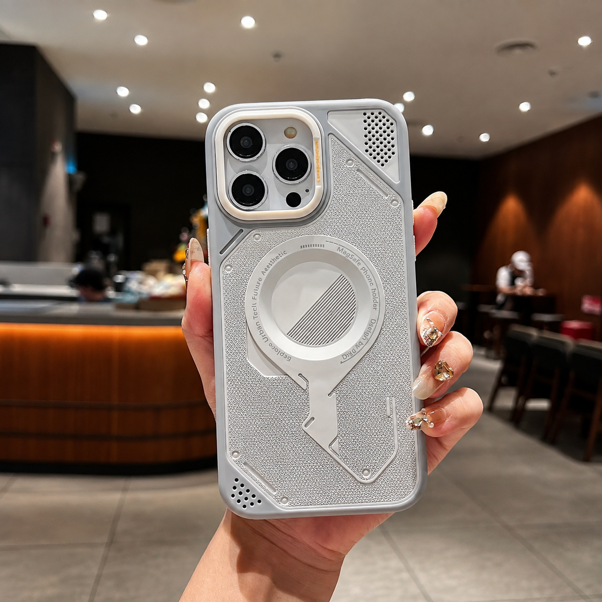 Premium iPhone Case MagSafe Hybrid Bumper Armor Magnetic Matte Shockproof PC TPU Rugged Anti Fingerprint Slim Protective Back Cover Case Design
