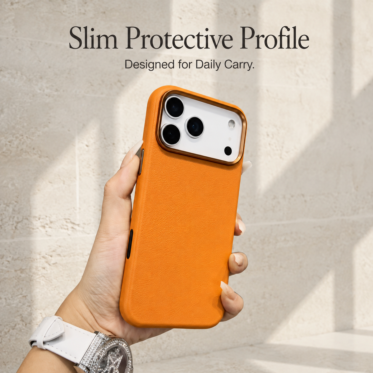 Premium iPhone Case MagSafe Leather Magnetic Shockproof Protective Cover Camera Control Access Anti Fingerprint Non Slip Slim Full Coverage Soft Touch