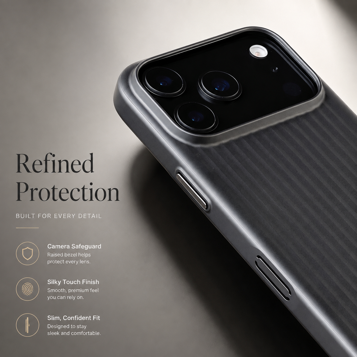 Premium iPhone Case MagSafe Luggage Stripe Plating Magnetic Shockproof Hard PC Protective Cover Matte Anti Fingerprint Slim Wireless Charging Case Design