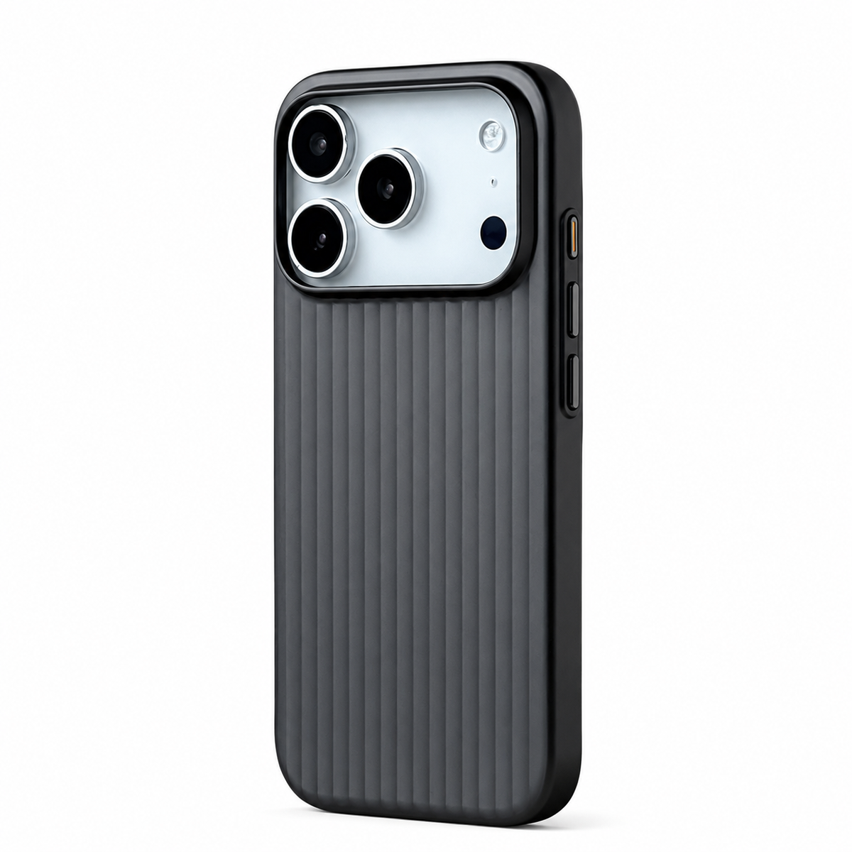 Premium iPhone Case MagSafe Luggage Stripe Plating Magnetic Shockproof Hard PC Protective Cover Matte Anti Fingerprint Slim Wireless Charging Case Design