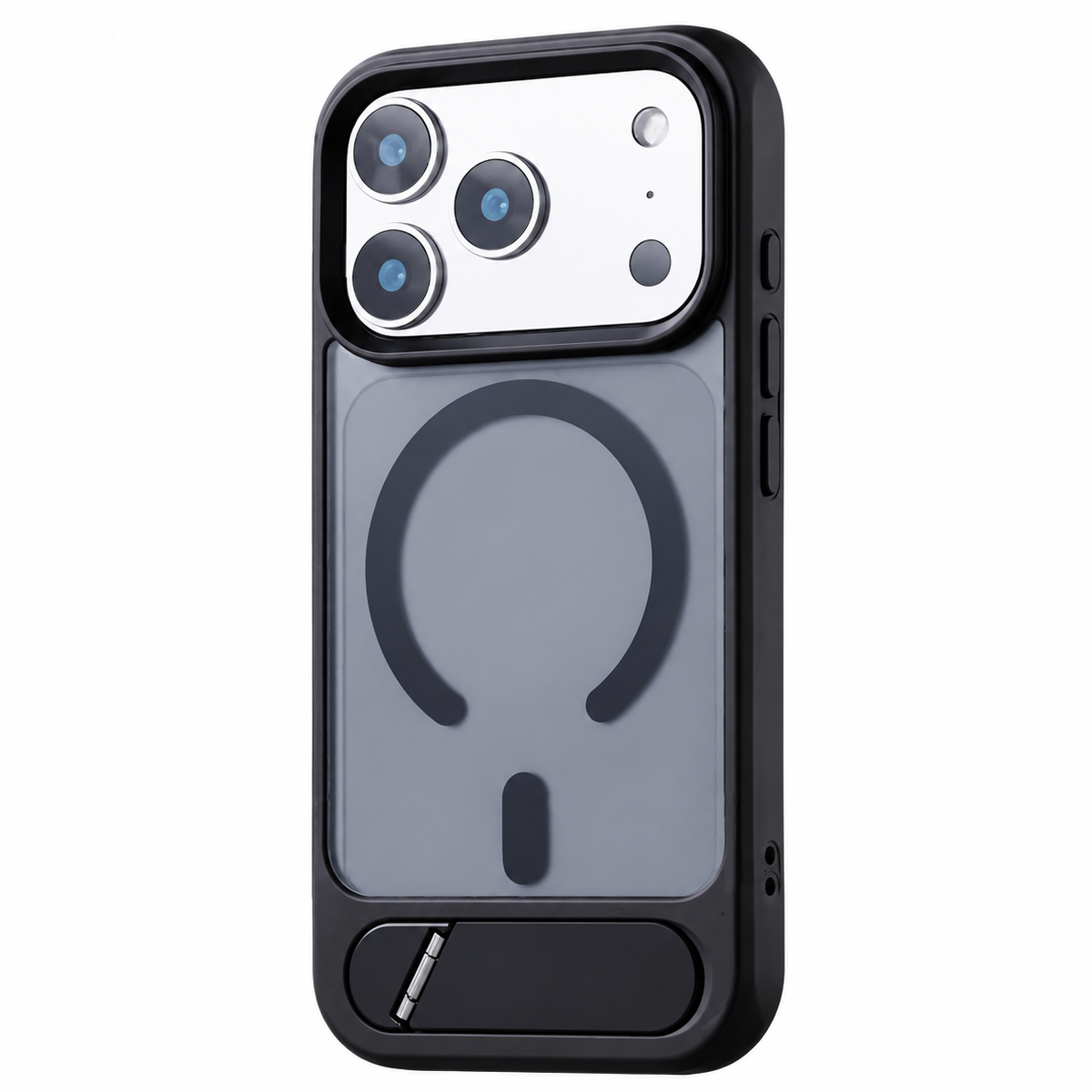 Premium iPhone Case MagSafe Magnetic Foldable Kickstand Shockproof Protective Cover Matte PC Anti Fingerprint Anti Scratch Non Slip Slim Lightweight