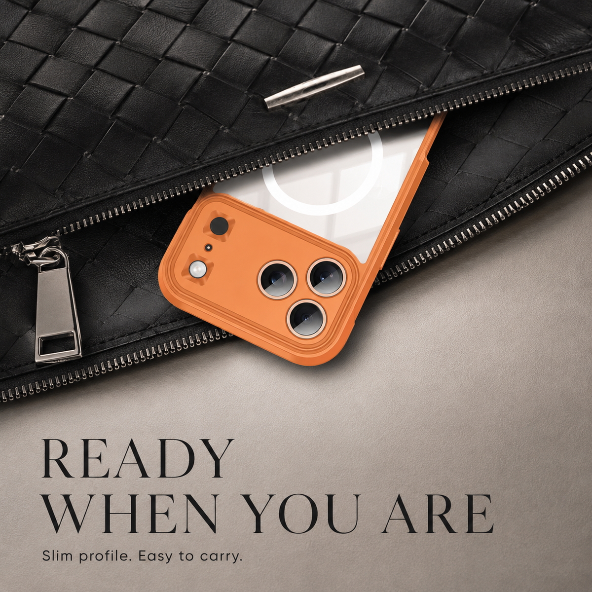 Premium iPhone Case MagSafe Magnetic Wireless Charging Shockproof Drop Resistant Protective Cover Non Slip Durable Slim Reinforced Bumper Case Design