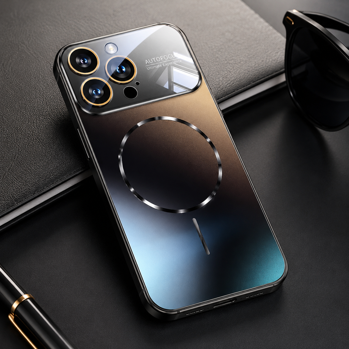 Premium iPhone Case MagSafe Matte Acrylic Hard Back Magnetic Protective Cover Anti Fingerprint Shockproof Anti Scratch Slim Lightweight Nano Finish