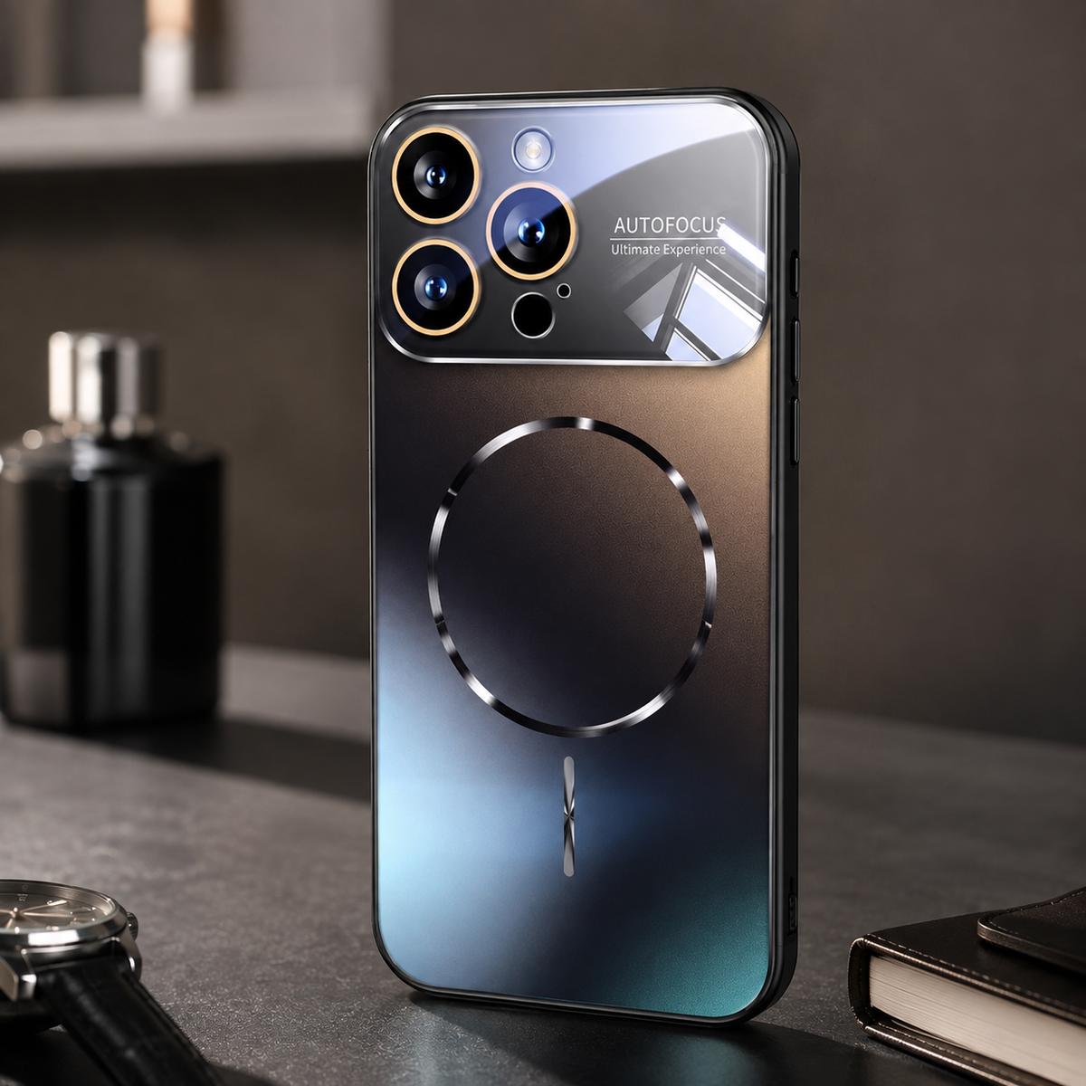 Premium iPhone Case MagSafe Matte Acrylic Hard Back Magnetic Protective Cover Anti Fingerprint Shockproof Anti Scratch Slim Lightweight Nano Finish