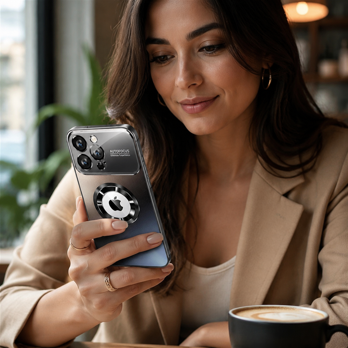 Premium iPhone Case MagSafe Matte Magnetic Bumper Glass Lens Camera Protector Heavy Duty Anti Scratch Non Slip Wireless Charging Protective Cover