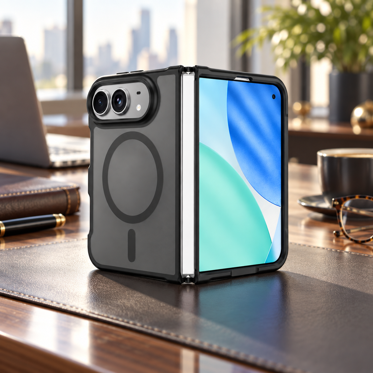 Premium iPhone Case MagSafe Matte Translucent Skin Feel Ultra Thin Magnetic Wireless Charging Hard PC Foldable Slim Protective Cover Case Design