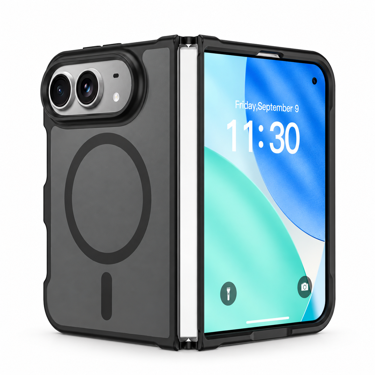 Premium iPhone Case MagSafe Matte Translucent Skin Feel Ultra Thin Magnetic Wireless Charging Hard PC Foldable Slim Shockproof Protective Cover Case