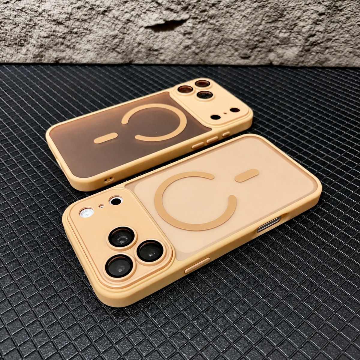 Premium iPhone Case MagSafe Matte Transparent Acrylic Magnetic Slim Shockproof Anti Fingerprint Clear Protective Back Bumper Phone Cover Case Design