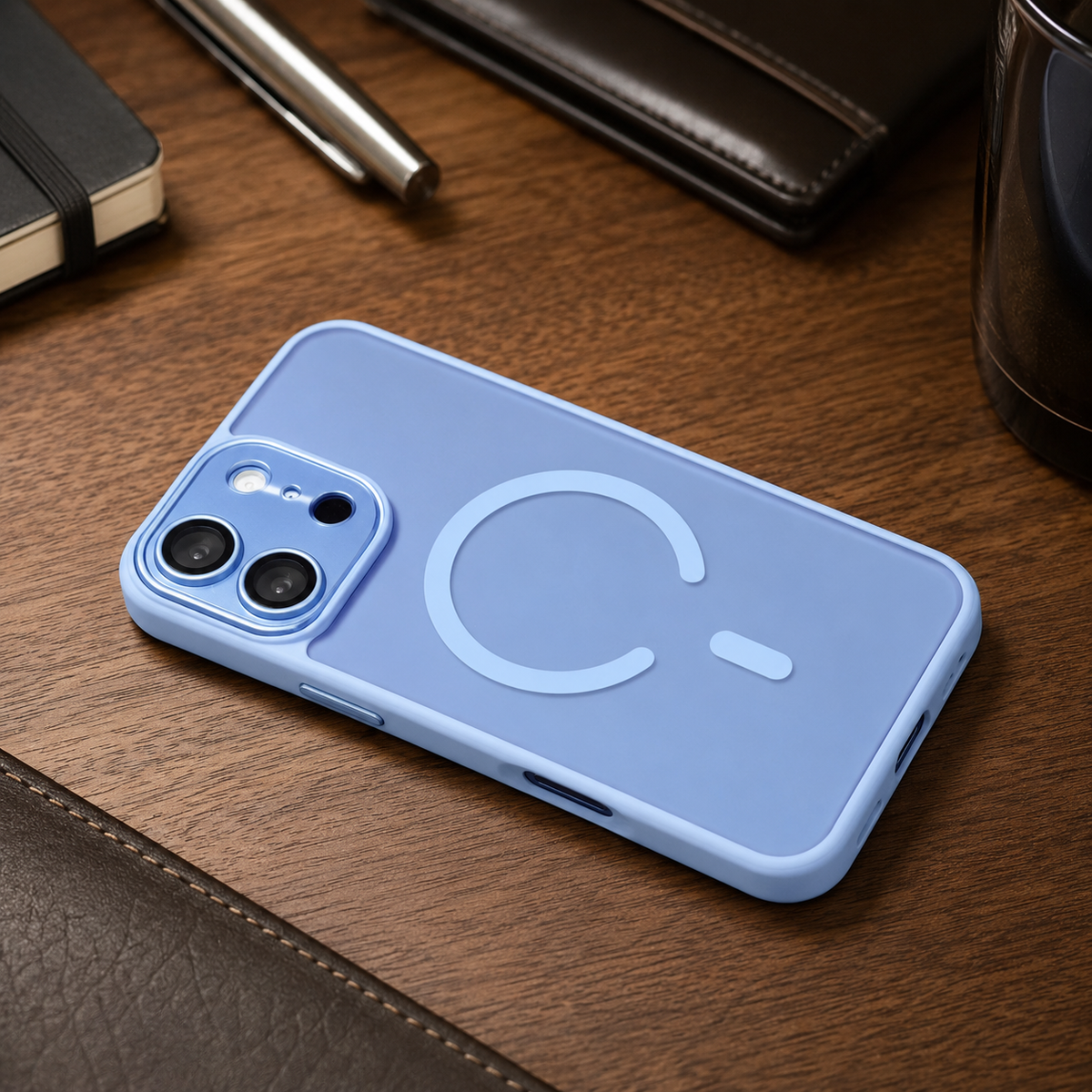Premium iPhone Case MagSafe Matte Transparent Acrylic Magnetic Slim Shockproof Anti Fingerprint Clear Protective Back Bumper Phone Cover Case Design