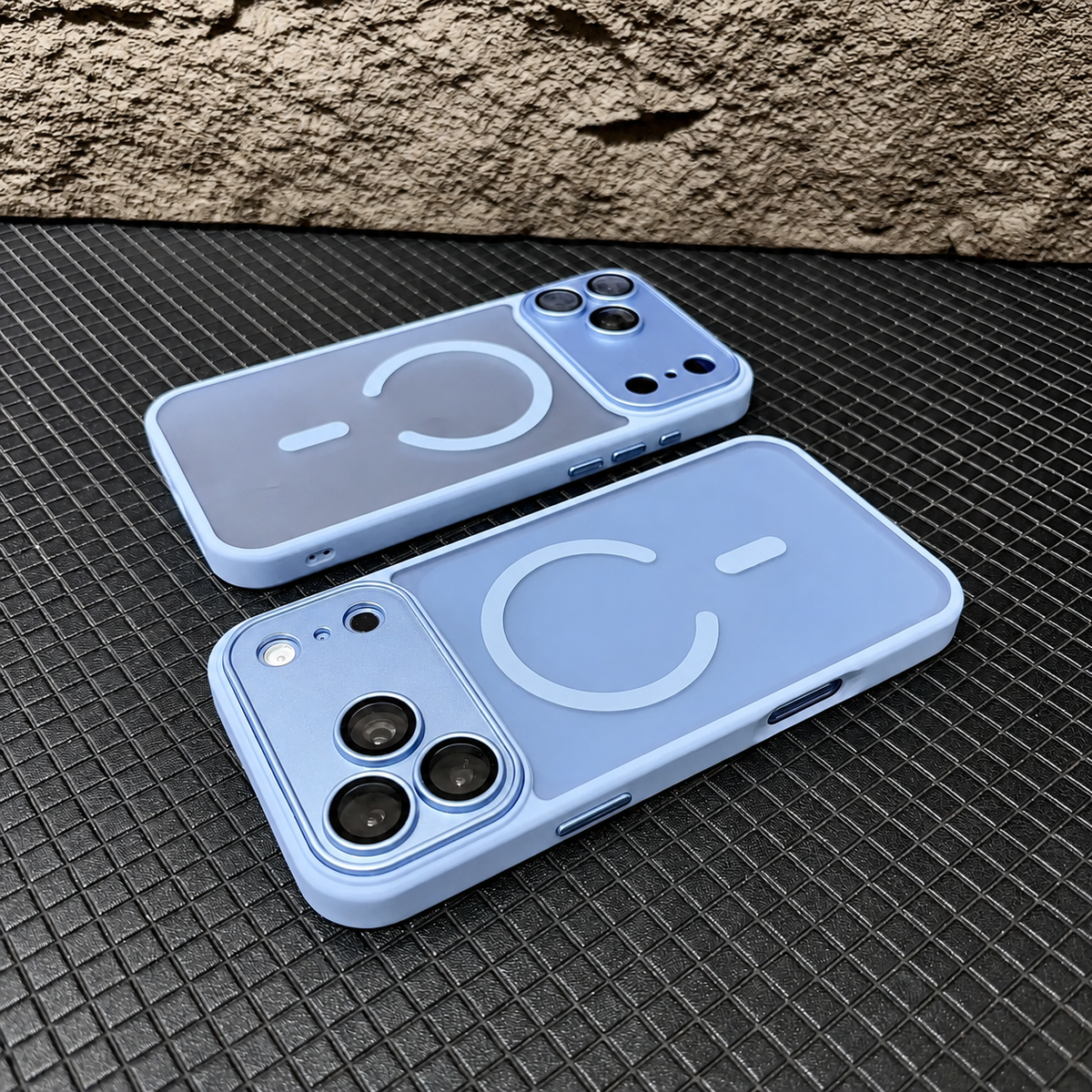 Premium iPhone Case MagSafe Matte Transparent Acrylic Magnetic Slim Shockproof Anti Fingerprint Clear Protective Back Bumper Phone Cover Case Design