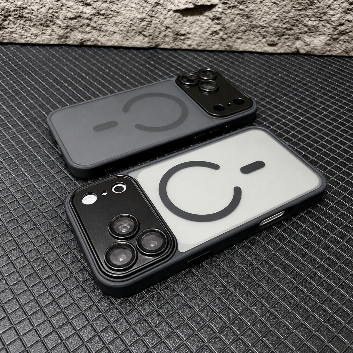 Premium iPhone Case MagSafe Matte Transparent Acrylic Magnetic Slim Shockproof Anti Fingerprint Clear Protective Back Bumper Phone Cover Case Design