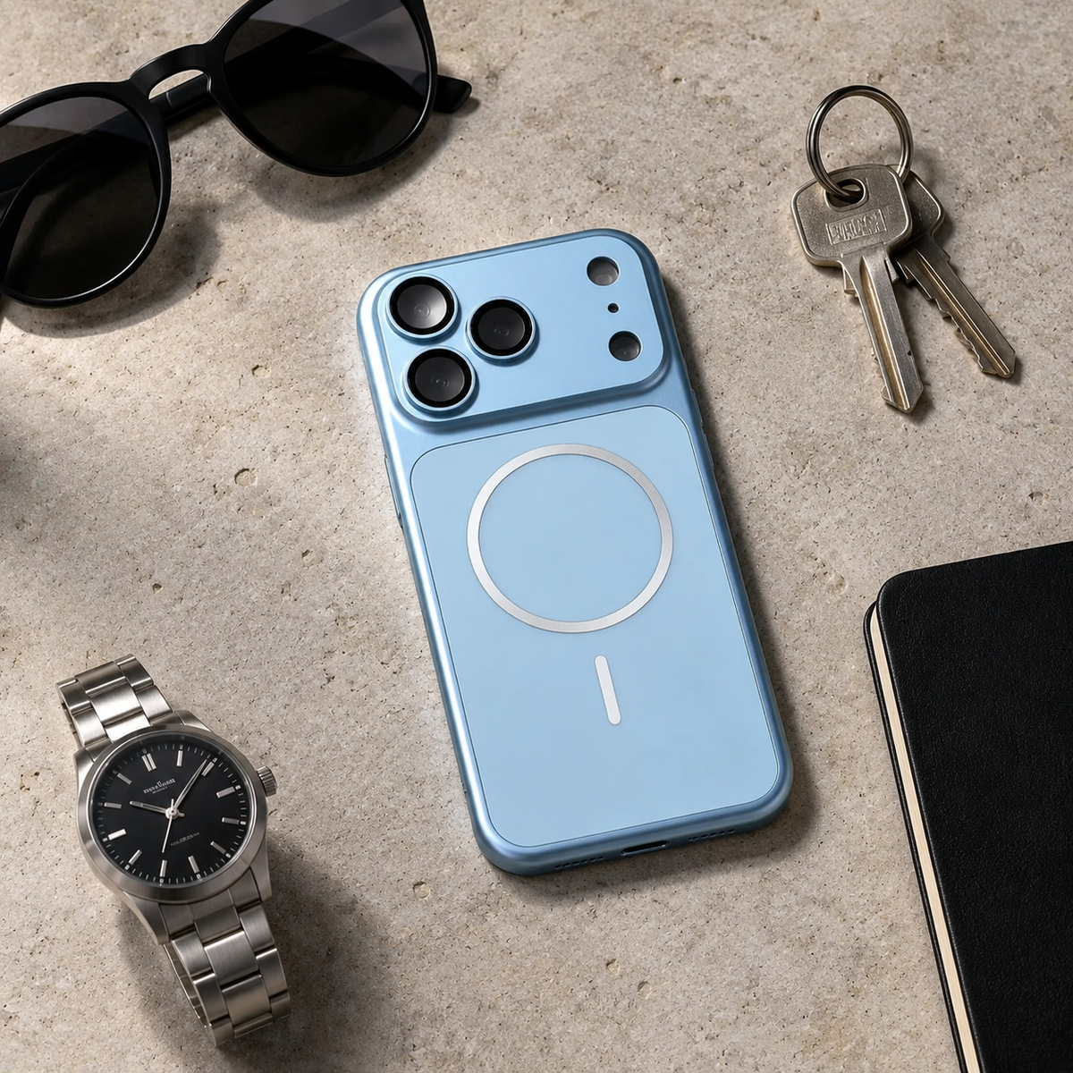 Premium iPhone Case MagSafe Metal Color Plating Large Window Magnetic Shockproof Rugged Slim Camera Protection Wireless Charging Cover Case Design
