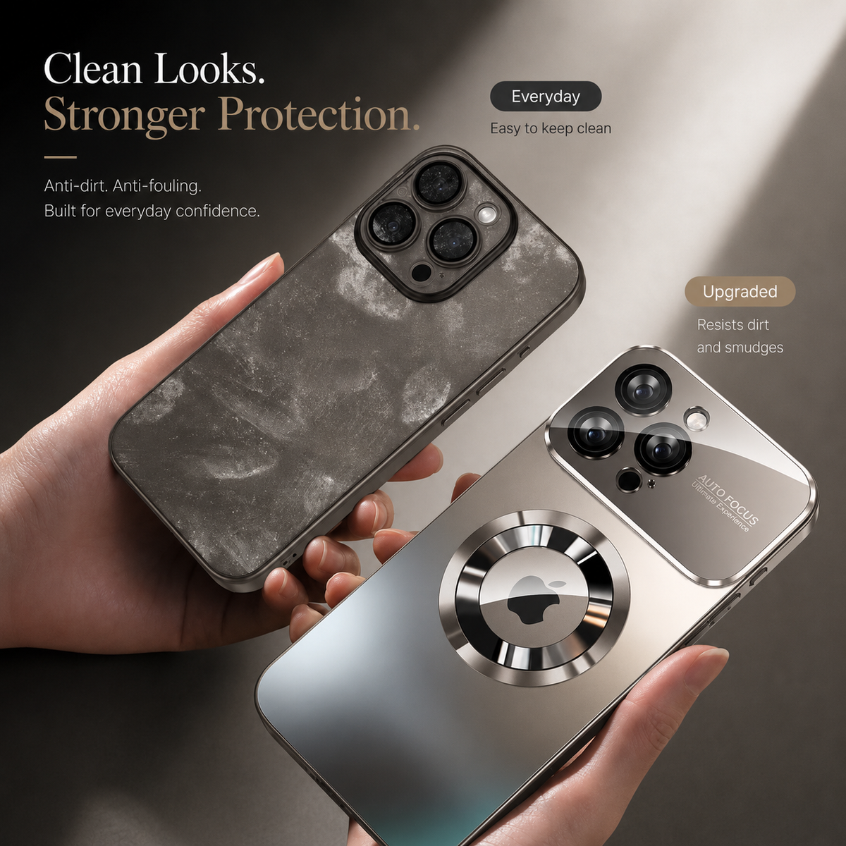 Premium iPhone Case MagSafe Metallic Matte Magnetic PC TPU Wireless Charging Shockproof Slim Anti Scratch Lightweight Protective Bumper Cover Case