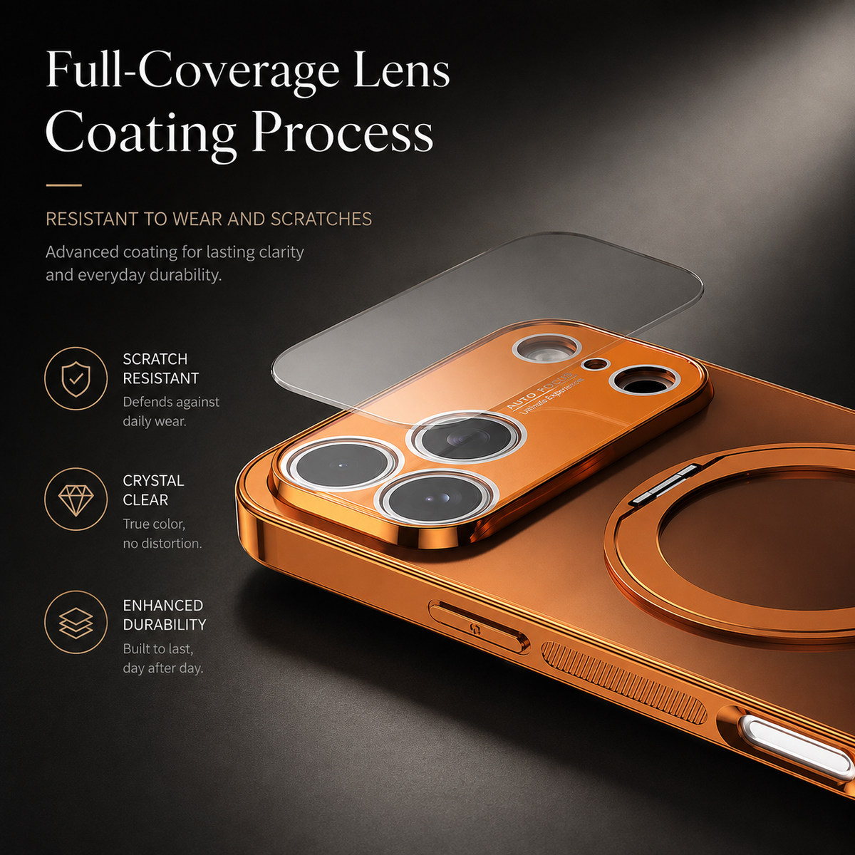 Premium iPhone Case MagSafe Metallic Paint Soft TPU Magnetic Wireless Charging Lens Protection Shockproof Slim Anti Scratch Protective Bumper Cover Case