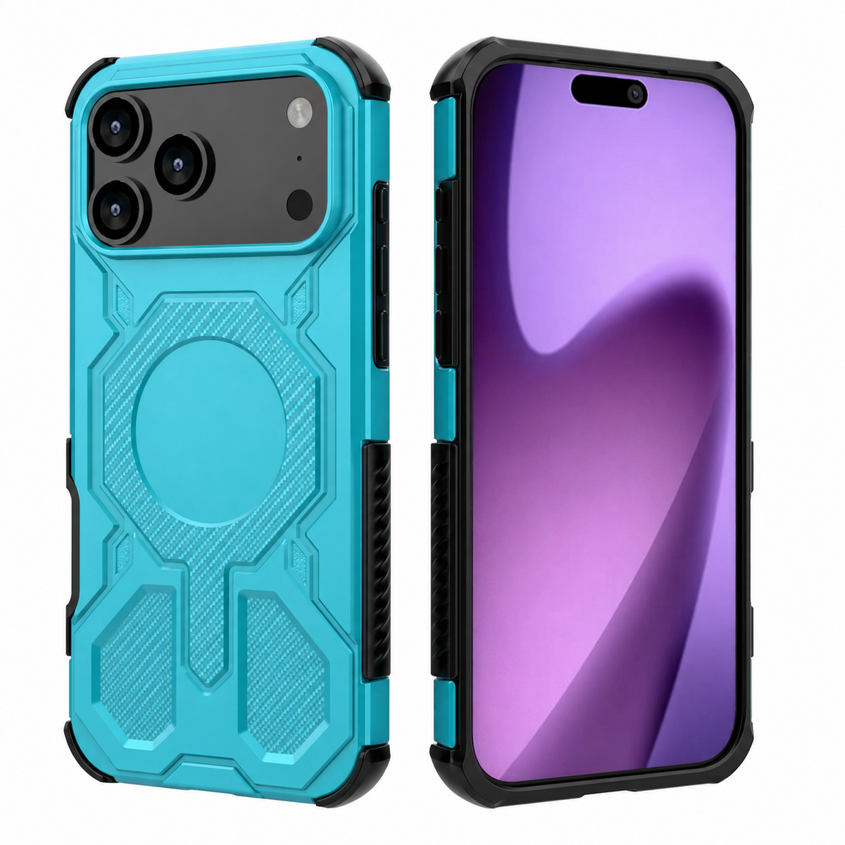 Premium iPhone Case MagSafe Military Armor Magnetic Shockproof PC TPU Anti Drop Protective Cover Reinforced Bumper Wireless Charging Rugged Slim Case