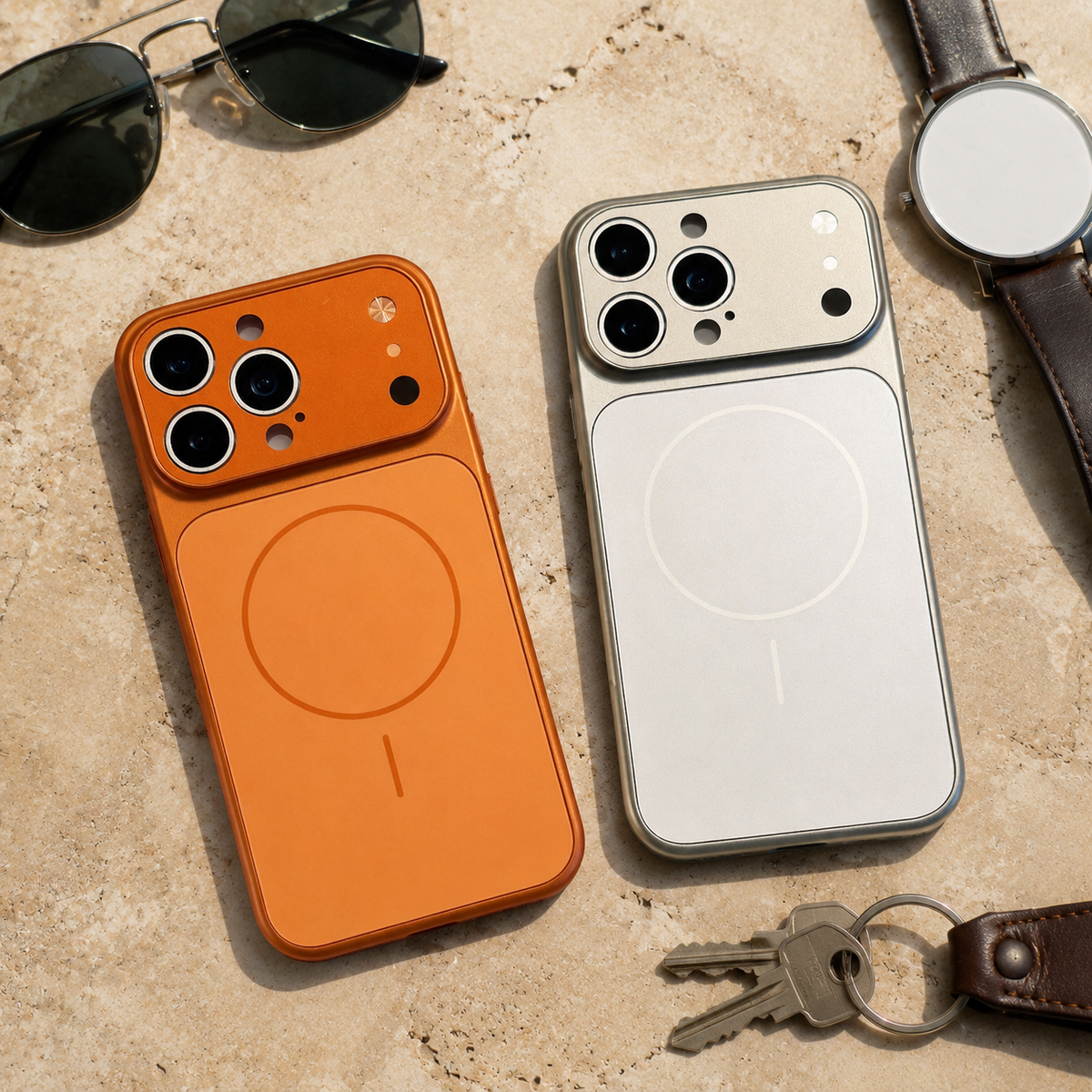 Premium iPhone Case MagSafe Nano Matte Glass Magnetic Wireless Charging Shockproof Armor Slim Anti Scratch Protective Bumper Cover Case Design