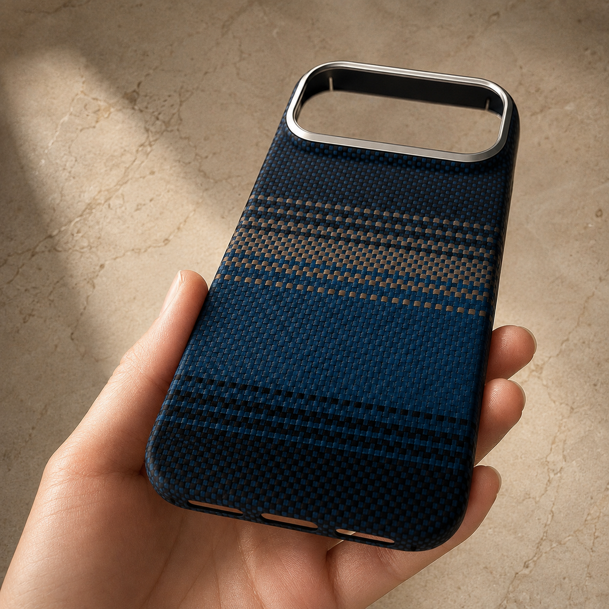 Premium iPhone Case MagSafe Real Carbon Fiber Cover Aramid Kevlar Ultra Thin Shockproof Matte Anti Fingerprint Full Coverage Slim Lightweight Design
