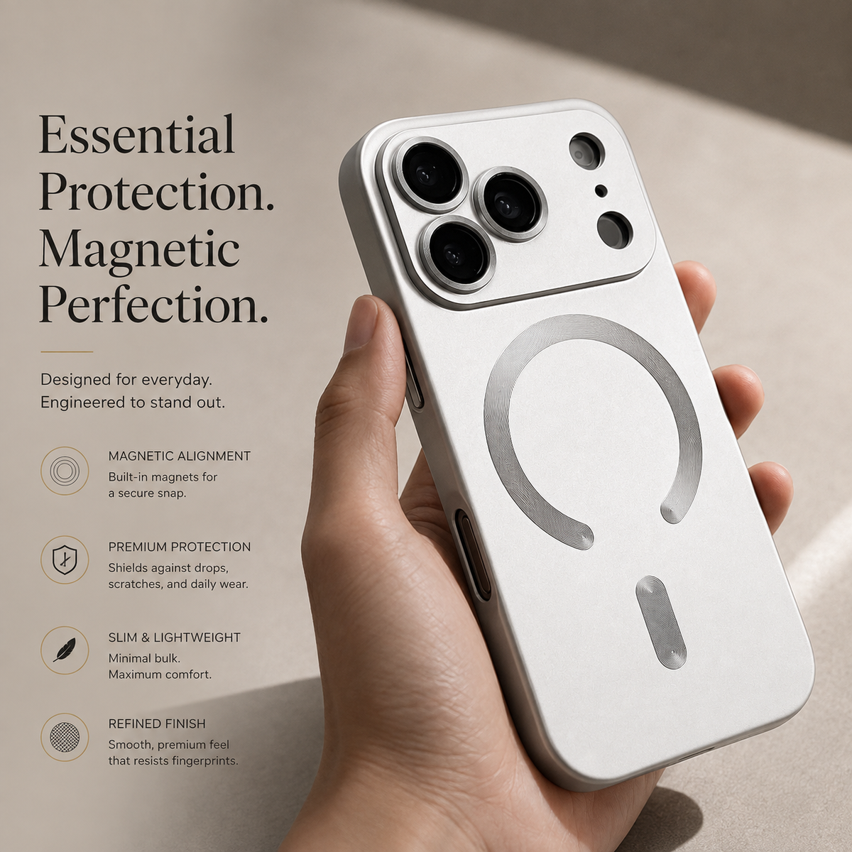 Premium iPhone Case MagSafe Soft TPU Metallic Magnetic Wireless Charging Camera Lens Protection Shockproof Slim Anti Scratch Protective Cover Case
