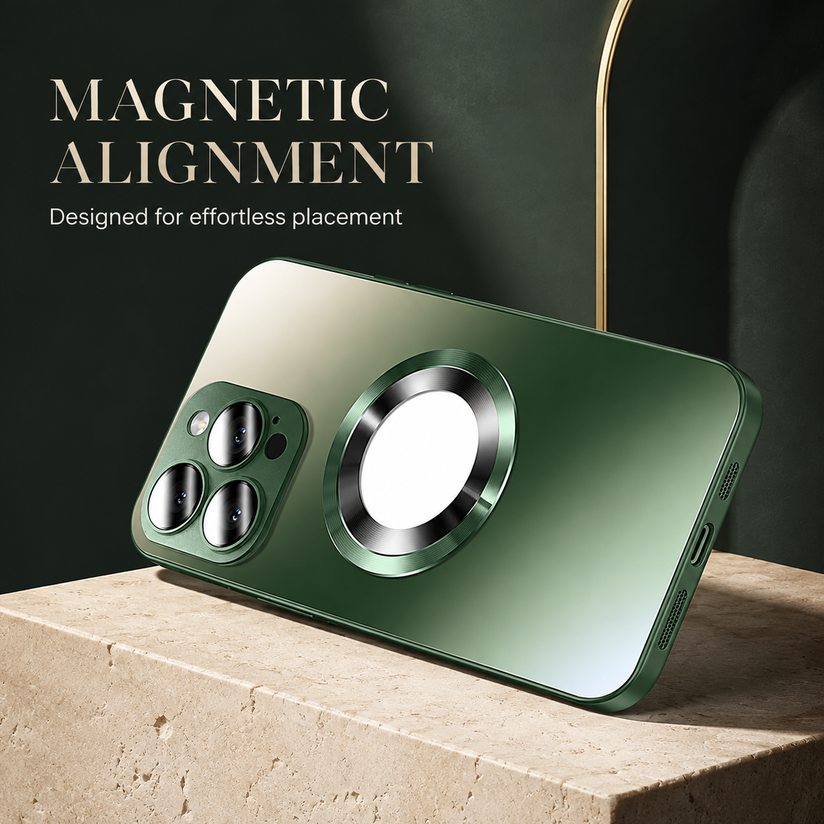 Premium iPhone Case MagSafe Tempered Glass Matte Magnetic Shockproof Protective Cover Camera Protection Anti Fingerprint Slim Non Slip Luminous Finish