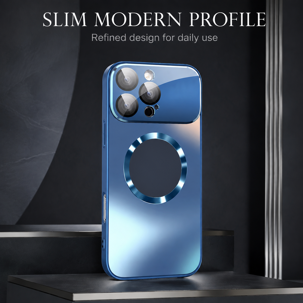 Premium iPhone Case MagSafe Titanium Matte Magnetic Shockproof Protective Cover Glass Camera Lens Protection Anti Fingerprint Anti Scratch Slim Non Slip
