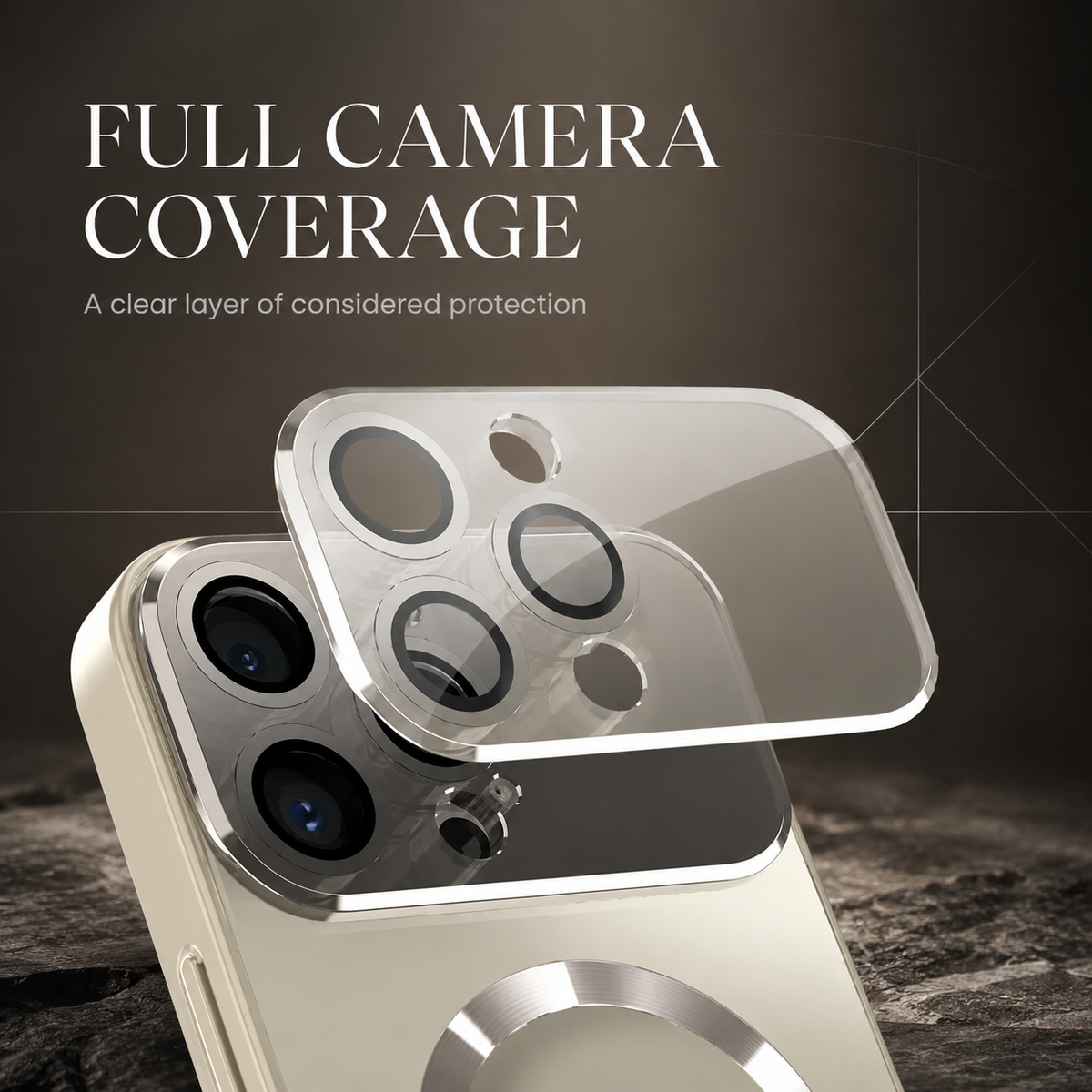 Premium iPhone Case MagSafe Titanium Matte Magnetic Shockproof Protective Cover Glass Camera Lens Protection Anti Fingerprint Anti Scratch Slim Non Slip