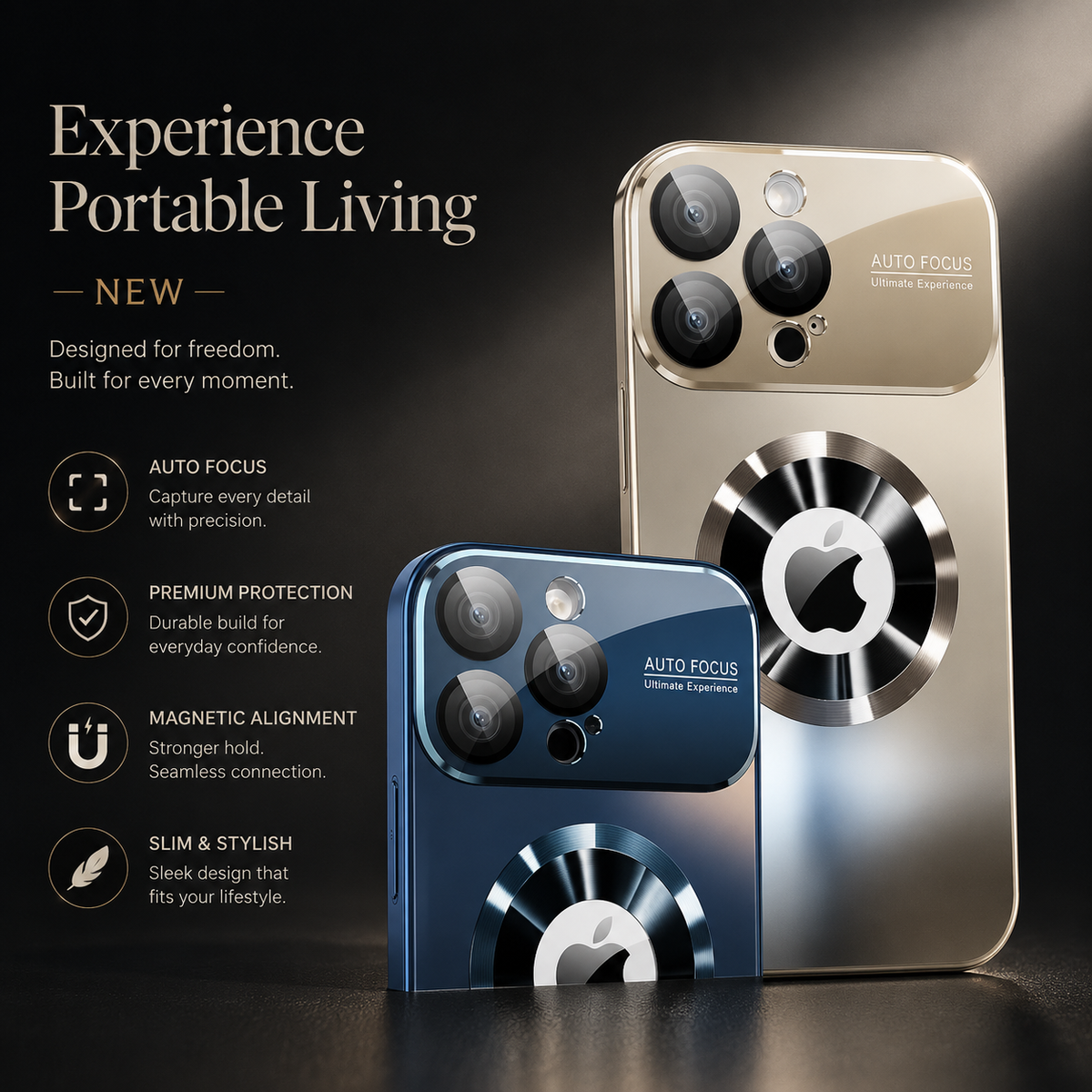 Premium iPhone Case MagSafe Titanium Matte Shockproof Protective Cover Glass Camera Lens Protection Anti Fingerprint Anti Scratch Non Slip Slim Magnetic