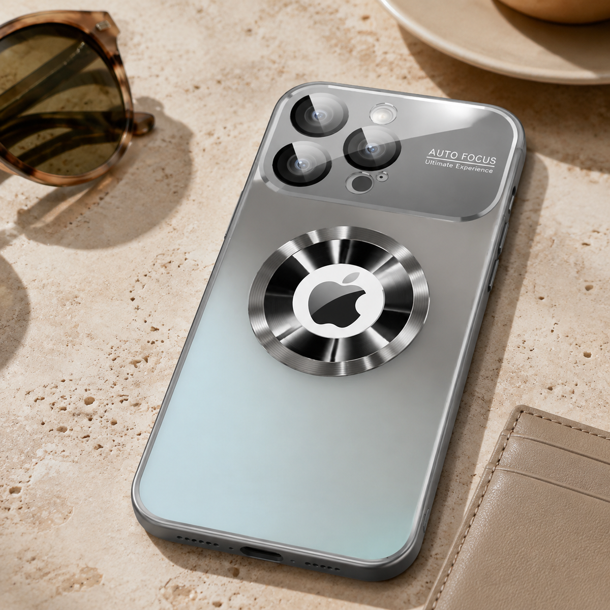 Premium iPhone Case MagSafe Titanium Metallic Matte Magnetic PC TPU Glass Camera Lens Protection Shockproof Slim Luxury Protective Cover Case Design