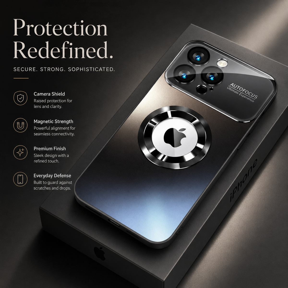 Premium iPhone Case MagSafe Titanium Metallic Matte Magnetic Wireless Charging Slim Shockproof Anti Scratch Lightweight Protective Bumper Cover Case