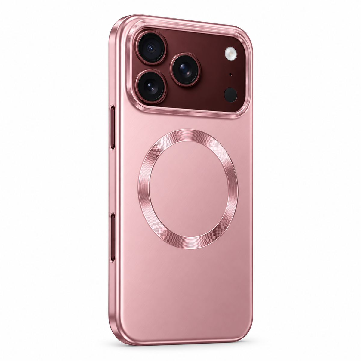 Premium iPhone Case MagSafe Touch Pen Plating Hinge Protection Tempered Glass Screen Magnetic PC TPU Shockproof Foldable Protective Cover Case