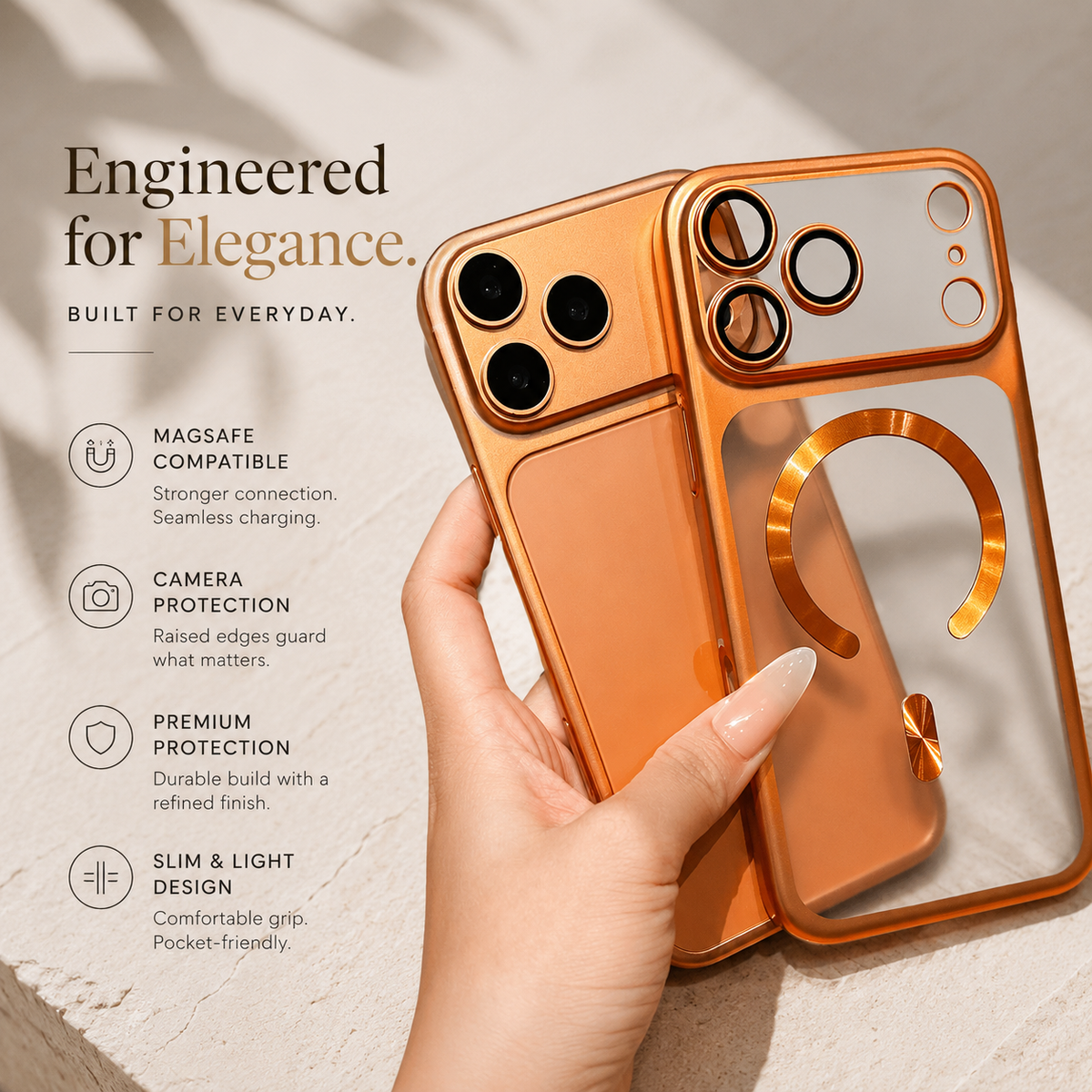 Premium iPhone Case MagSafe Translucent Matte Magnetic Hard PC Protective Cover Wireless Charging Anti Scratch Slim Lightweight Frosted Full Coverage Case