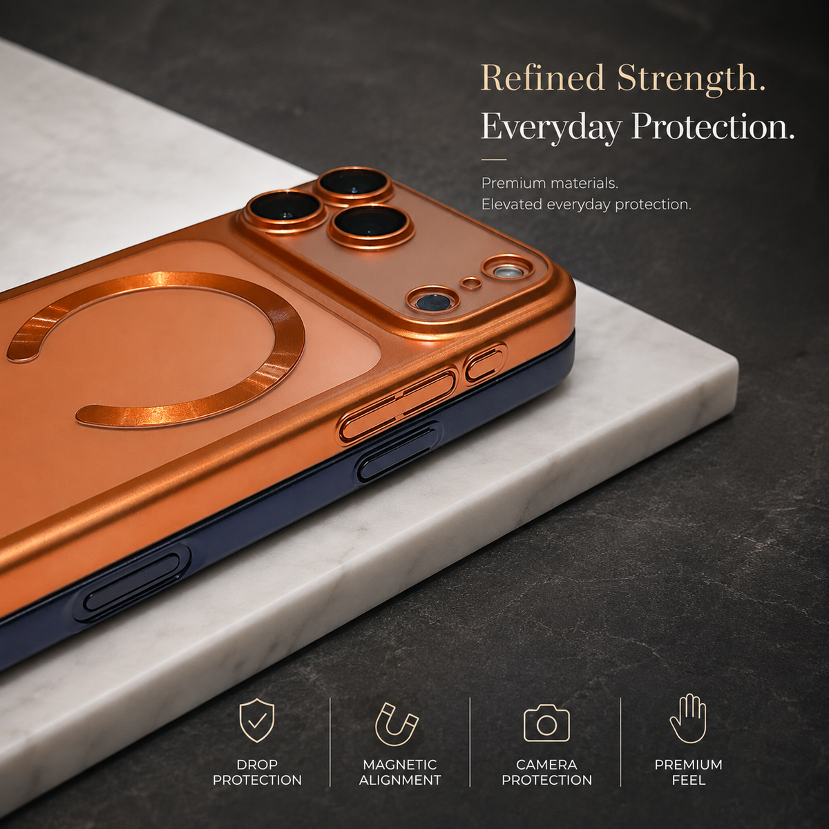 Premium iPhone Case MagSafe Translucent Matte Magnetic Hard PC Protective Cover Wireless Charging Anti Scratch Slim Lightweight Frosted Full Coverage Case